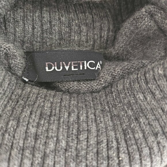 DUVETICA GRAY NIMUE TURTLENECK CASHMERE SWEATER (40) - Picture 5 of 8